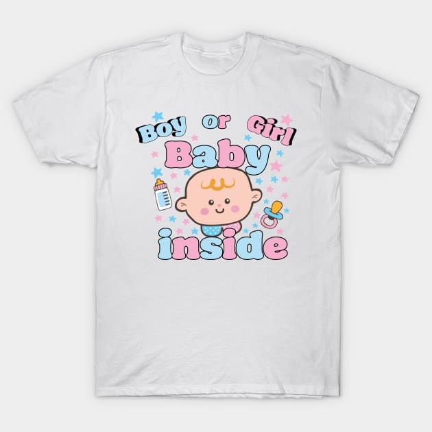 Gender reveal: Baby inside T-Shirt by SDPP